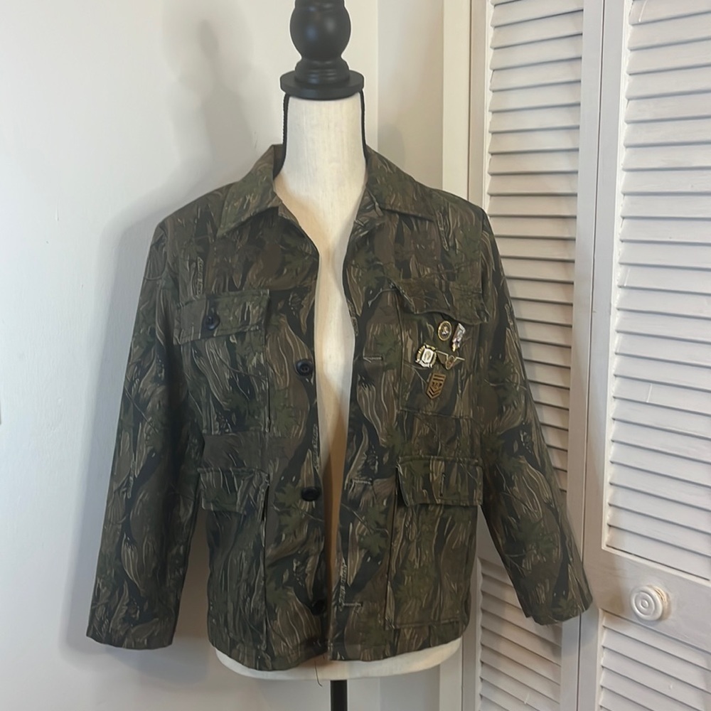 Smokey Branch Army Camo Jacket.  Size Small